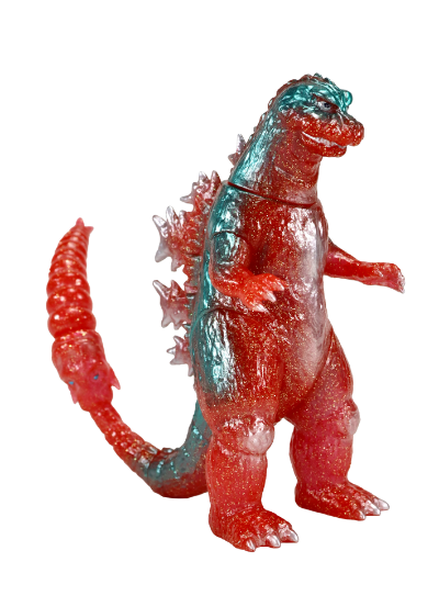 中等尺寸系列 哥斯拉（1964）复古红绿闪粉