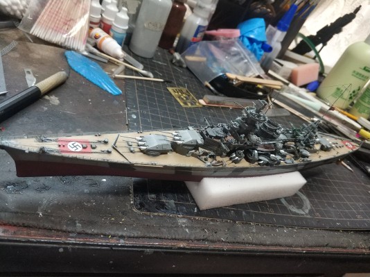 编号：06736 1/700 世界战舰系列 德国 格耐森瑙号 战列舰