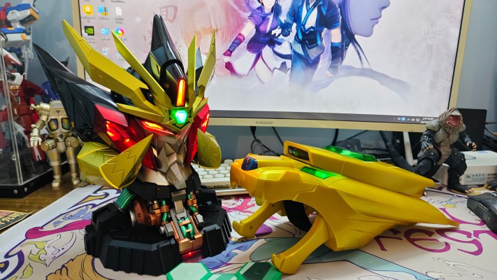 AMAKUNI机神 勇者王 终极任务 始源我王凯牙 头部观赏模型