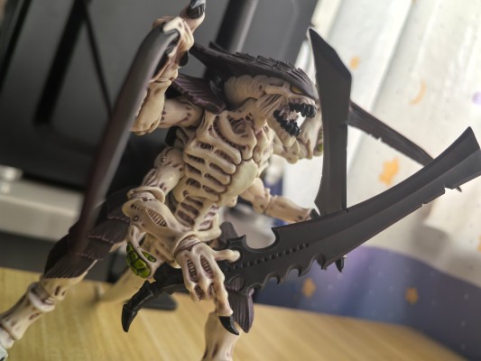 战锤40000 泰伦虫族 利维坦虫巢舰队 配骨刃的泰伦武士2