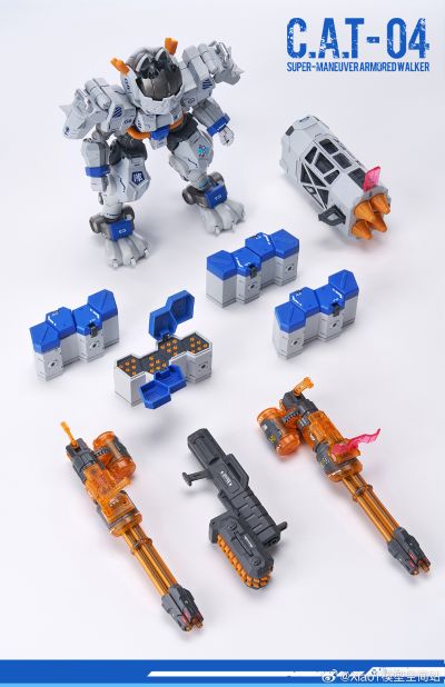 铁啸C.A.T-04 阵 重装型机甲 喵匠特别联名火神炮款