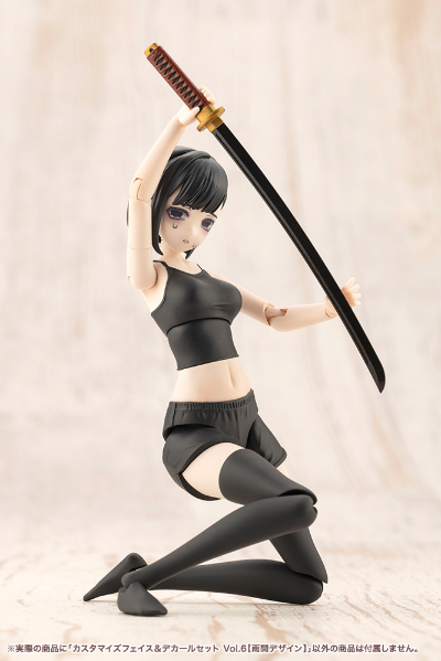 创彩少女庭园 自定义脸部 与 水贴套装 第6弹 【雨间设计】