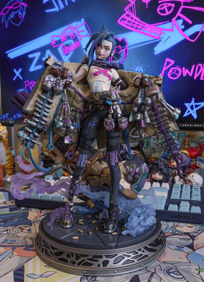 英雄联盟 双城之战 金克丝 1/7比例雕像