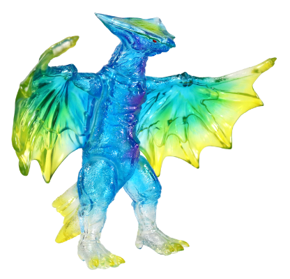 中等尺寸系列 加美拉 卡欧斯（1995）透明蓝色版