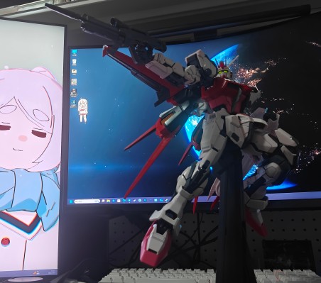 PG 1/60 机动战士高达SEED MBF-02+AQM/E+X01 空战嫣红强袭高达 ＆ FX-550 空中霸王