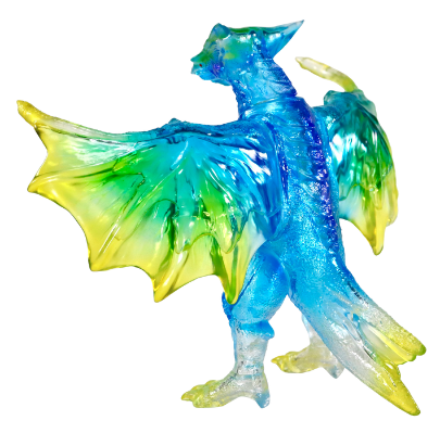 中等尺寸系列 加美拉 卡欧斯（1995）透明蓝色版