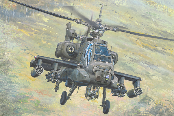 编号：05115 1/35 军用飞机系列 AH-64A“阿帕奇”直升机-后期型