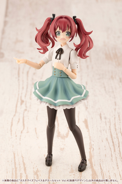 创彩少女庭园 自定义脸部 与 水贴套装 第4弹 【森仓圆设计】