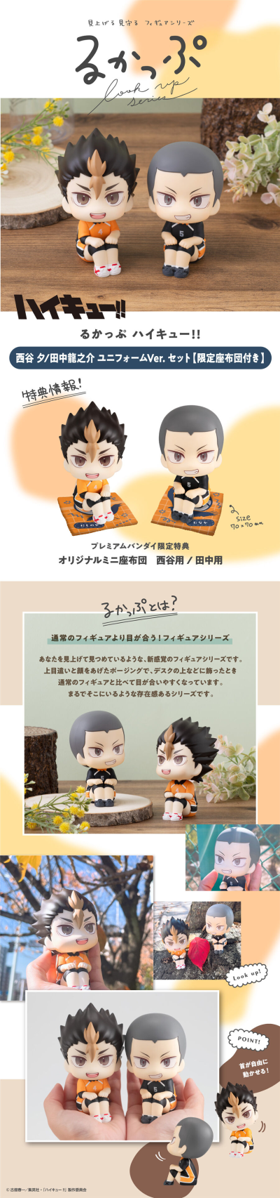 Look Up 排球少年 田中龙之介 队服