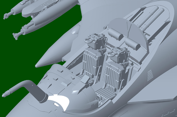 编号：01642 1/72 军用飞机系列 美国A-6E TRAM“入侵者”攻击机