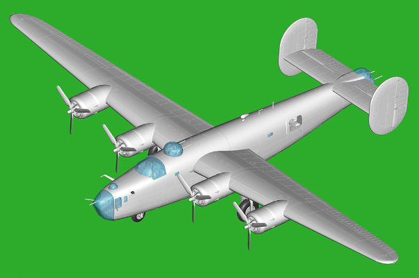 编号：81775 1/48 军用飞机系列 美国B-24D“解放者”轰炸机