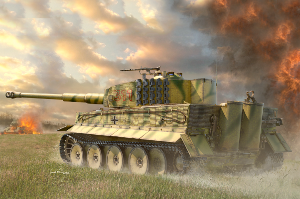 编号:00944 1/16 装甲车辆系列 德国虎1重型坦克-中期型