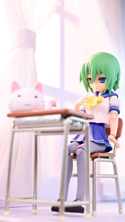 figma#046 幸运星 动画版 高良美幸 夏季校服