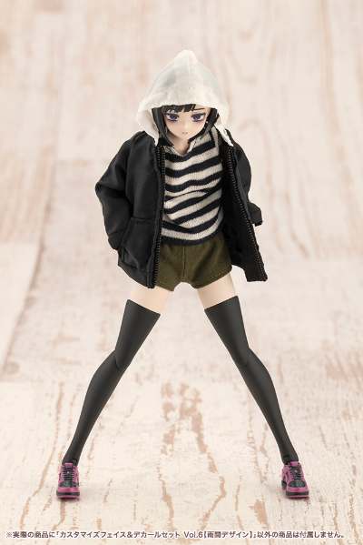 创彩少女庭园 自定义脸部 与 水贴套装 第6弹 【雨间设计】