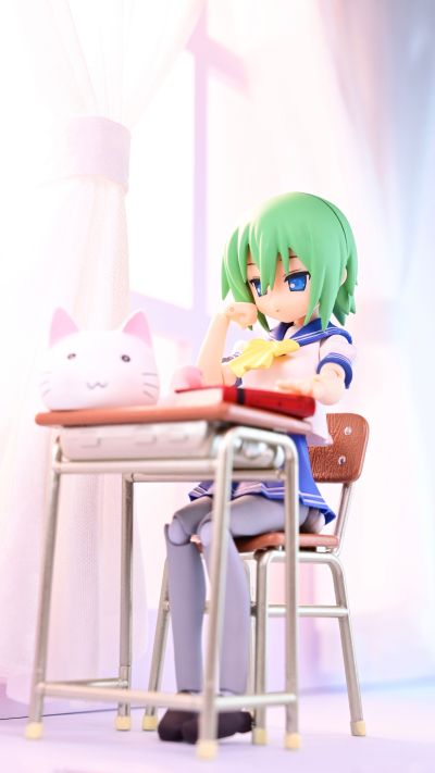 figma#046 幸运星 动画版 高良美幸 夏季校服