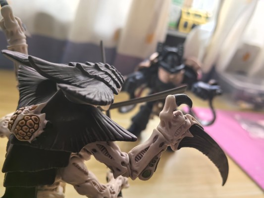 战锤40000 泰伦虫族 利维坦虫巢舰队 配骨刃的泰伦武士2