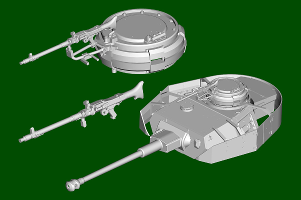 编号:84841 1/48 装甲车辆系列 德国四号H型中型坦克