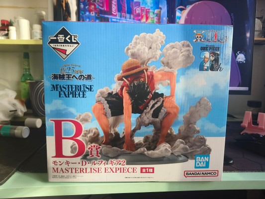 一番赏 航海王 动画化25周年 ～航海王之路～ B奖 蒙奇·D·路飞 2档 MASTERLISE EXPIECE