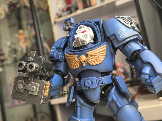 战锤40000 极限战士 终结者小队 配备暴风爆矢枪的终结者