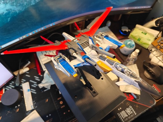 PG 1/60 机动战士高达SEED MBF-02+AQM/E+X01 空战嫣红强袭高达 ＆ FX-550 空中霸王