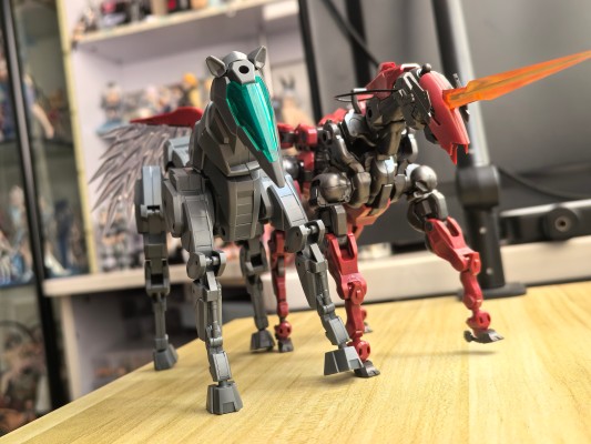 30MM 1/144 载具拓展包（机械马） [深灰色]