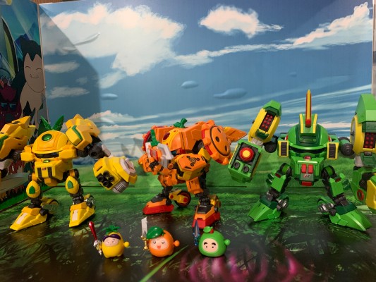 果宝特攻拼装机甲系列模型 香橙战宝