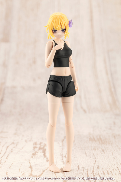 创彩少女庭园 自定义脸部 与 水贴套装 第6弹 【雨间设计】