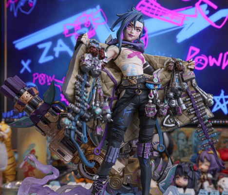 英雄联盟 双城之战 金克丝 1/7比例雕像