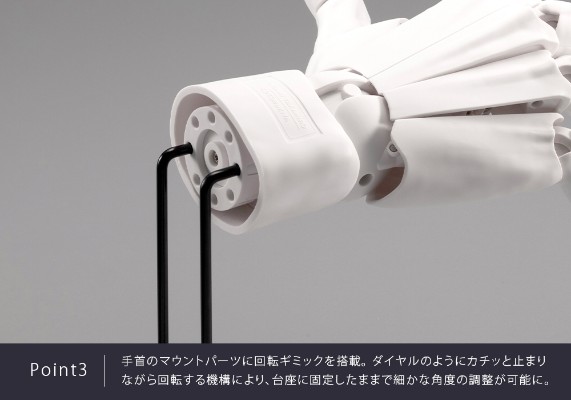 艺术参考工具 手部模型 男/右手 -灰色-