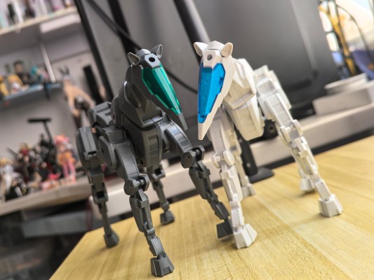 30MM 1/144 载具拓展包（机械马） [深灰色]