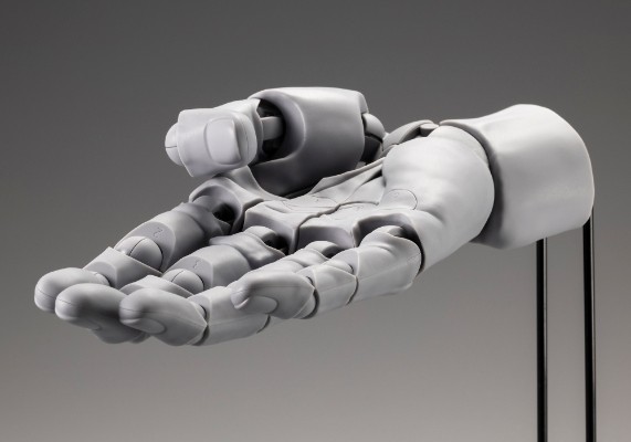 艺术参考工具 手部模型 男/右手 -灰色-