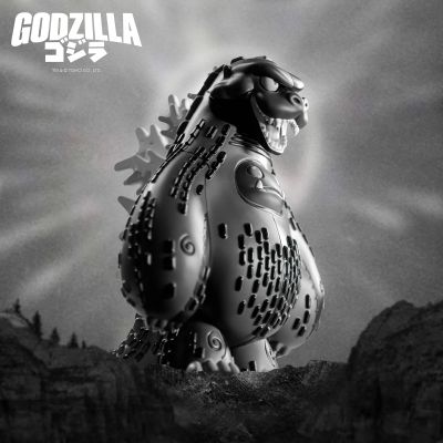 单色 哥斯拉Chomp 软胶模型