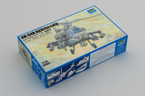 编号：05115 1/35 军用飞机系列 AH-64A“阿帕奇”直升机-后期型