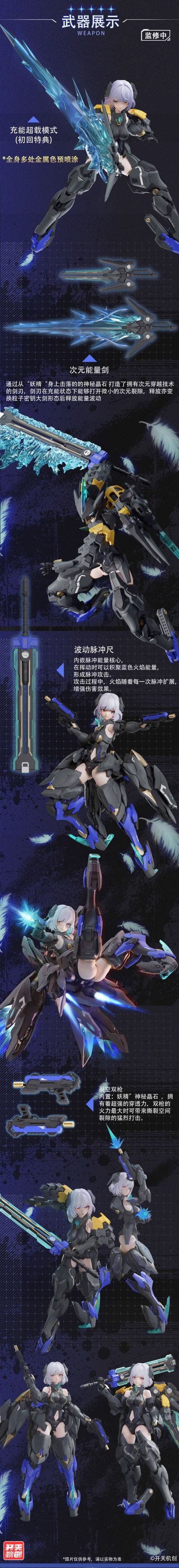 机动天使系列：黑天鹅 艾丽西亚 1/12拼装机娘