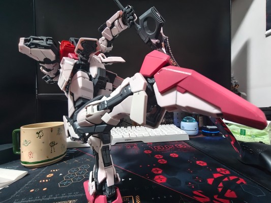 PG 1/60 机动战士高达SEED MBF-02+AQM/E+X01 空战嫣红强袭高达 ＆ FX-550 空中霸王