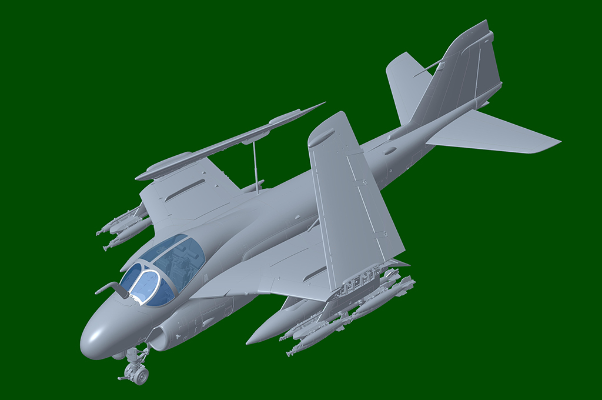 编号：01642 1/72 军用飞机系列 美国A-6E TRAM“入侵者”攻击机