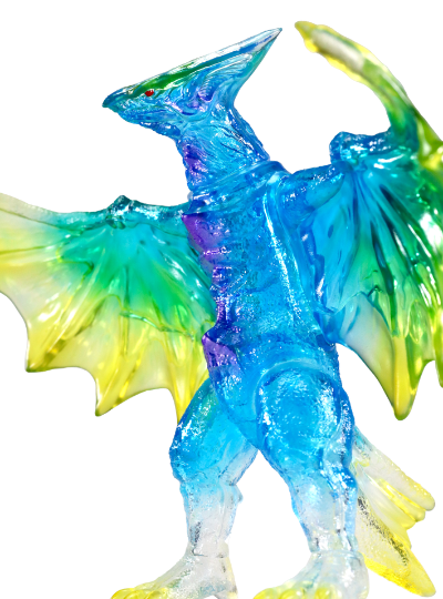 中等尺寸系列 加美拉 卡欧斯（1995）透明蓝色版