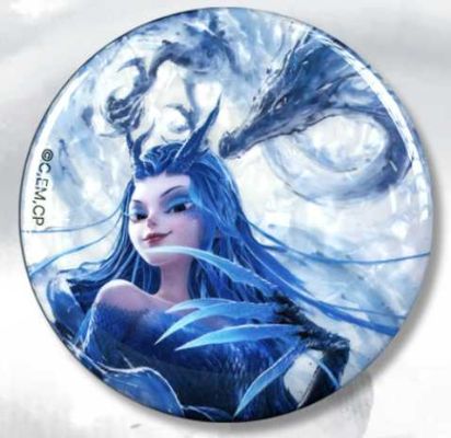 电影 哪吒之魔童闹海 水墨角色马口铁徽章