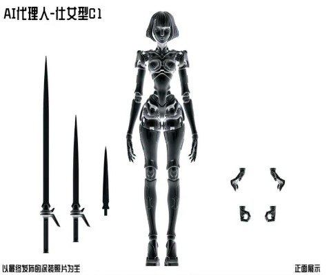 GK01FEC1 1/12 AI代理人-仕女型C1 透明版