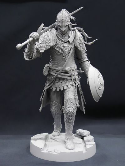 艾尔登法环-白狼战鬼 1/6雕像