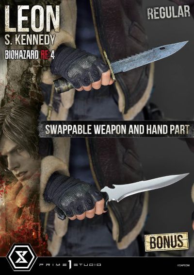 究极稀有主线 生化危机4 重制版 里昂·斯科特·肯尼迪VS电锯男