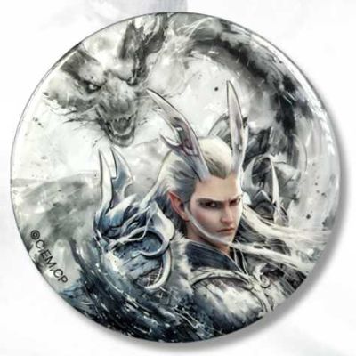 电影 哪吒之魔童闹海 水墨角色马口铁徽章