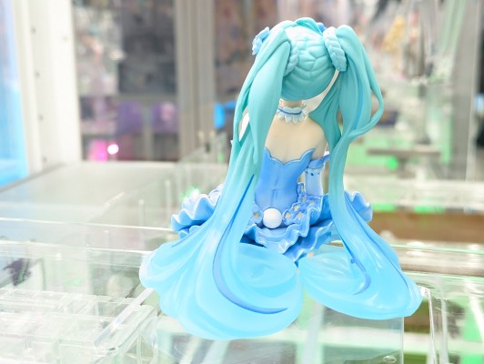 压泡面 初音未来 花仙子 粉蝶花 浅蓝色款