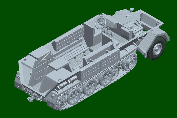编号:07404 1/72 装甲车辆系列 德国12吨DB10牵引车(装甲型)