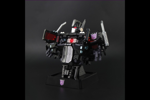 胸像传奇 暗黑擎天柱 可动机甲胸像