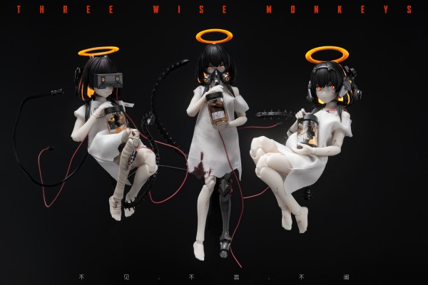 三猿 01 不见、02 不闻、03 不言