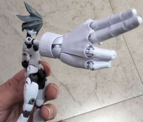 艺术参考工具 手部模型/右手 -灰色-