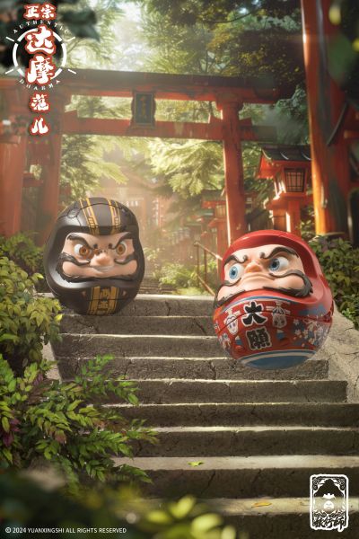 大願达摩 与 商売繁盛达摩