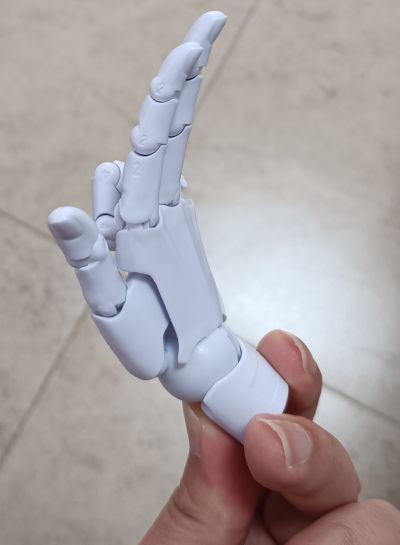 艺术参考工具 手部模型 男/右手 -灰色-