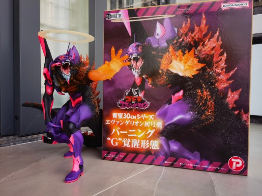 东宝30厘米系列 新世纪福音战士初号机 红莲哥斯拉觉醒形态